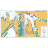 British Admiralty Nautical Chart   2582: Plans in Falkland Sound